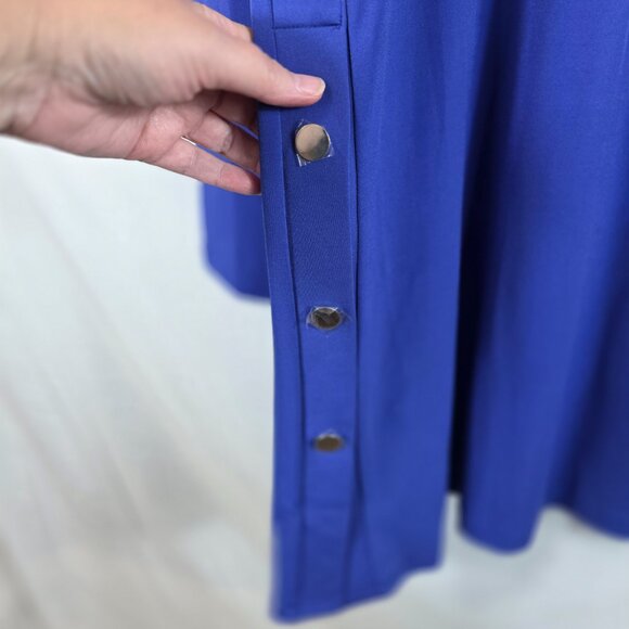 Susan Graver Royal Blue Everyday Knit Cardigan Sweater Women's Size Small - Picture 9 of 12